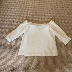 Tibi off the shoulder shirt
